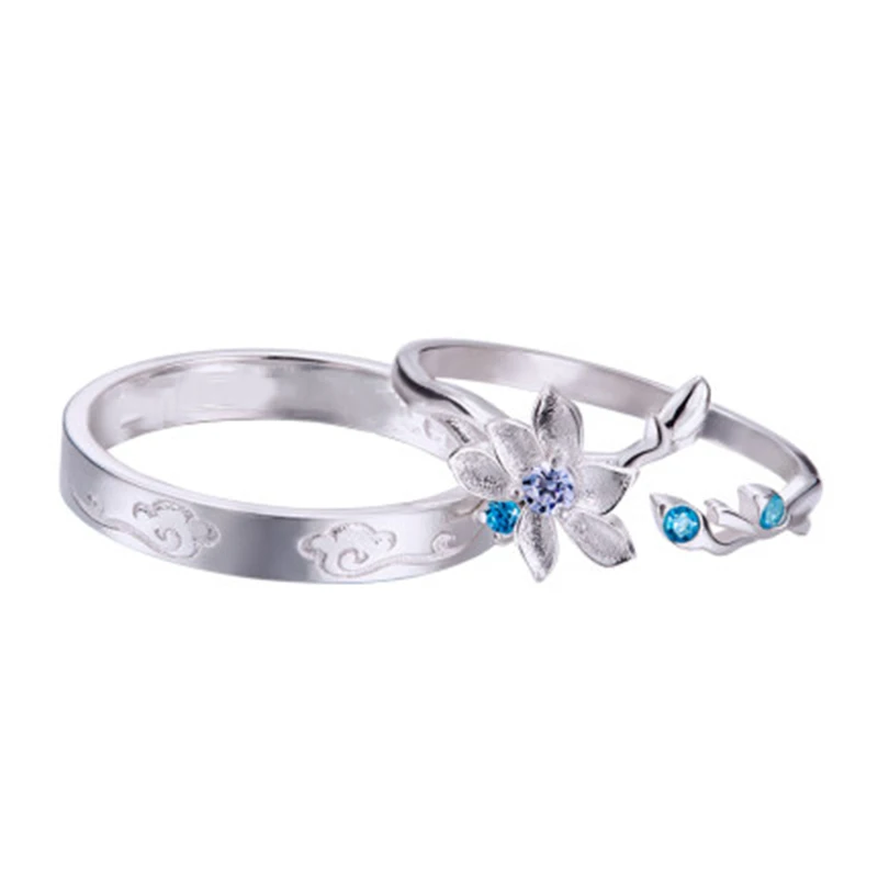 Аниме Мастер демонической культивации кольцо Вэй Вусянь и Лань Ванцзи, косплей, безразличное кольцо, украшения Мо Дао Цзу Ши