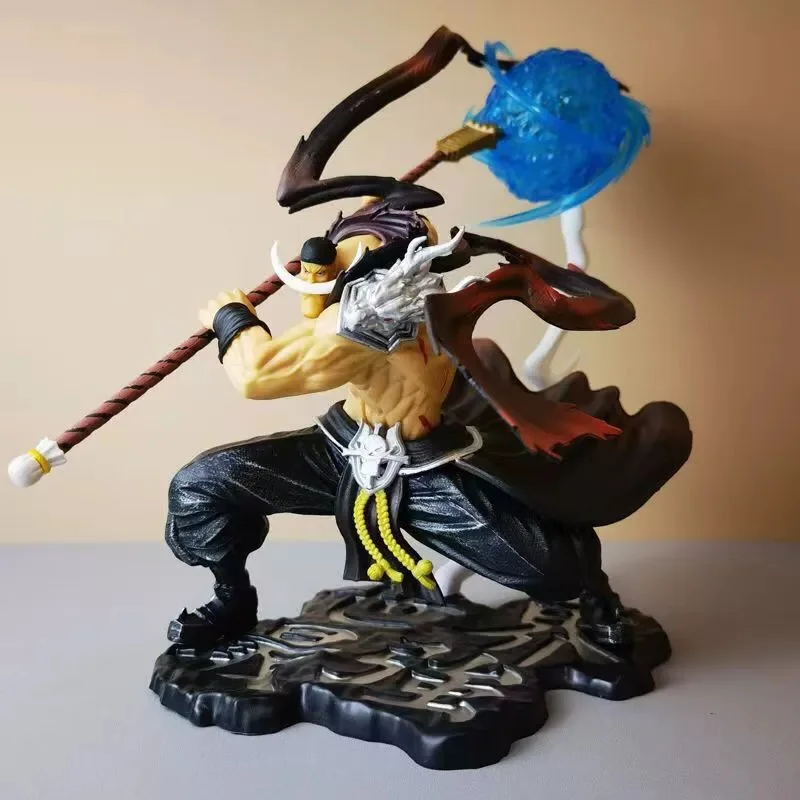 Фото Коллекционная фигурка One Piece Fighting Tiens Эдвард Ньюгейт, 29 см, ПВХ, настольное украшение, анимационный подарок, праздничный сувенир №1