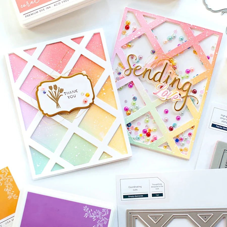 2024 AliliArts металлические пресс-формы просто бриллианты рамка Сделай Сам