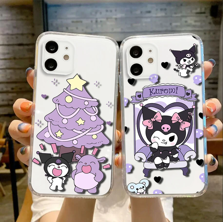 Мягкий чехол A7 Kuromi для LG K71 K8 Plus K9 Lite Q510 K92 Q92 Stylo 6 7 V40 V50 V60 Velvet G9 X4 Q61 Q60