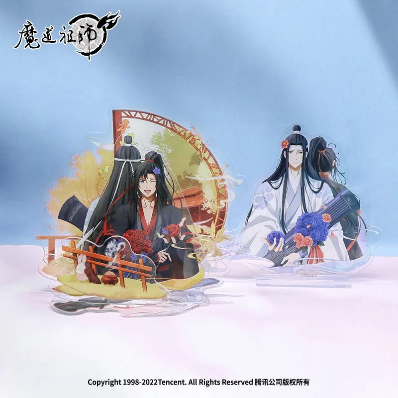 

Grandmaster of Demonic Cultivation Birthday Double Sided Acrylic Stand Figure Model Toy Wuxian Wangji MDZS Desktop Decor Gift
