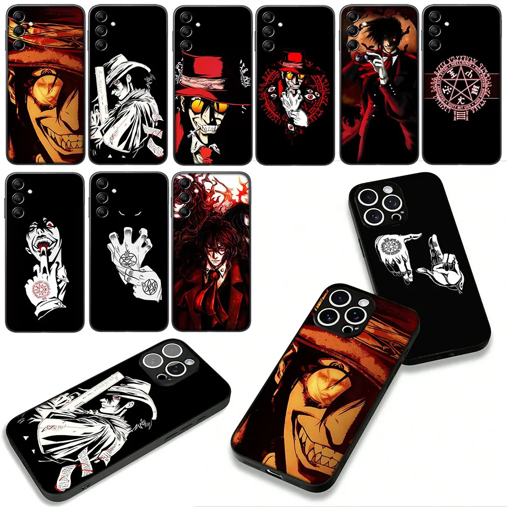 Мягкий чехол Alucard Hellsing для OPPO A80 A40 A60 A38 A79 A16 A17 A58 A78 A94 A95 A57 A15 A96 A74 A53