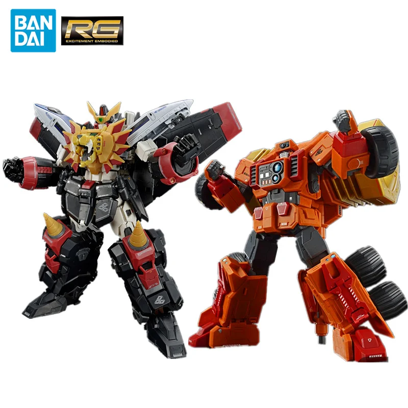 

Original Bandai King of The Braves Gaogaigar Goldymarg Change Merge Assembly RG 1/144 Model Anime Gaogaigar Toys For Xmas Gifts