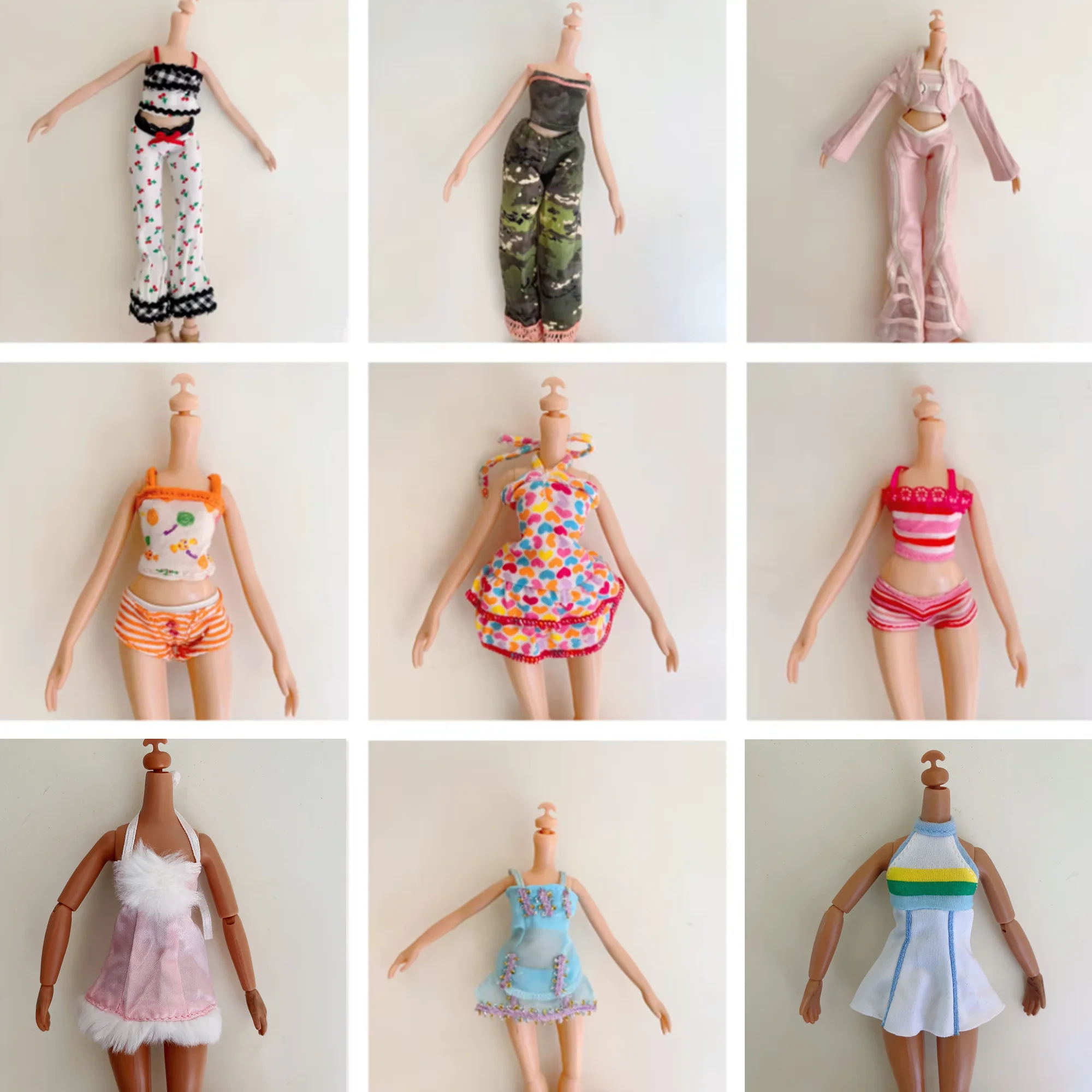 Однотонный костюм для куклы 30 см | AliExpress