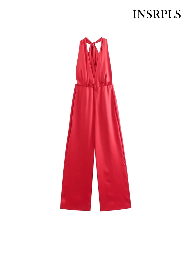 

Женский комбинезон с завязкой на молнии, без рукавов