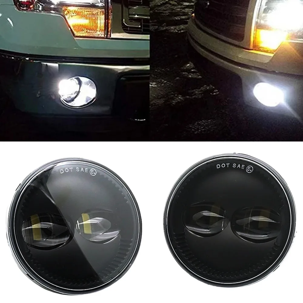 2 шт. 12 в 30 Вт Противотуманные фары s для Ford F150, Рейнджер, экспедиция, точка, морские светодиодсветодиодный фары дальнего света, противотумансветильник фары для внедорожников, автомобильные аксессуары