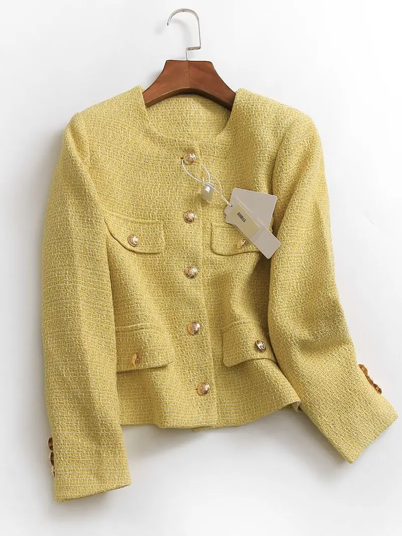 

Women's Solid Color Short Jacket Spring Autumn New Women's Outerwear