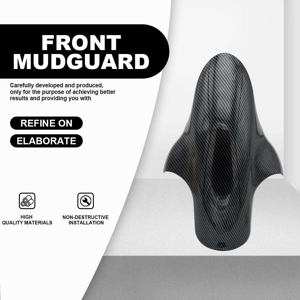 Для DUCATI 848 1098 1198 2013-2017 ABS карбоновая краска мотоцикла переднее крыло брызговик