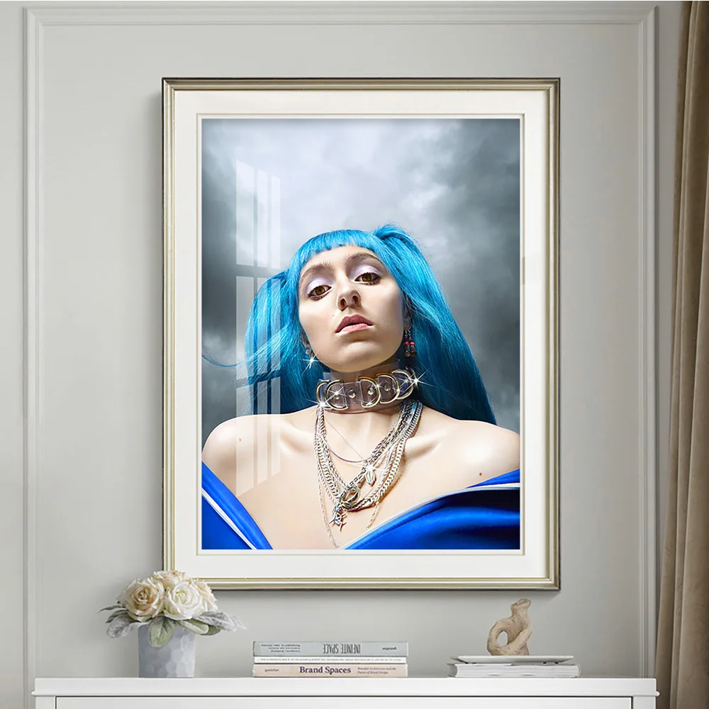 Настенные постеры и принты Ashnikko Rapper Music Star Картина на холсте Rap Singer декоративное