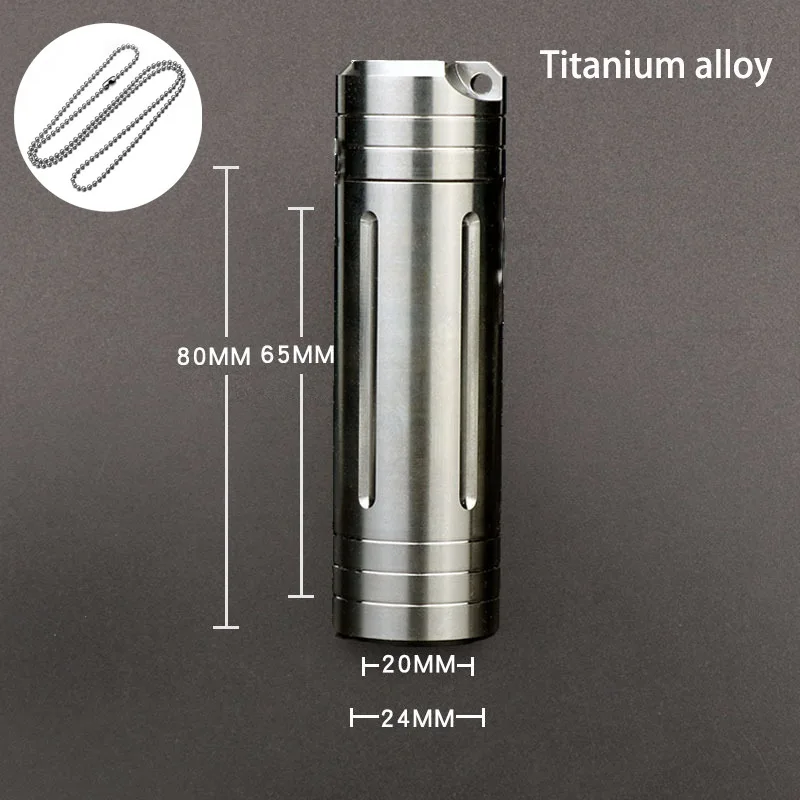 

Водонепроницаемый контейнер для лекарств из нержавеющей стали