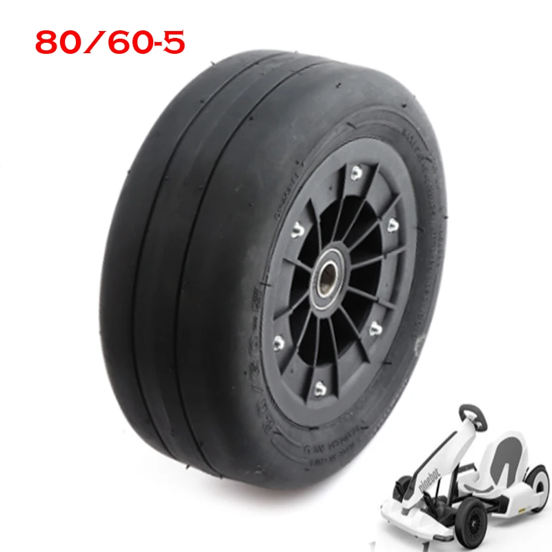 

80/60-5 Wheel Tubeless Tire for Ninebot Mini Pro Karting Front Wheel Tire Electric Children's Go Kart Wheel