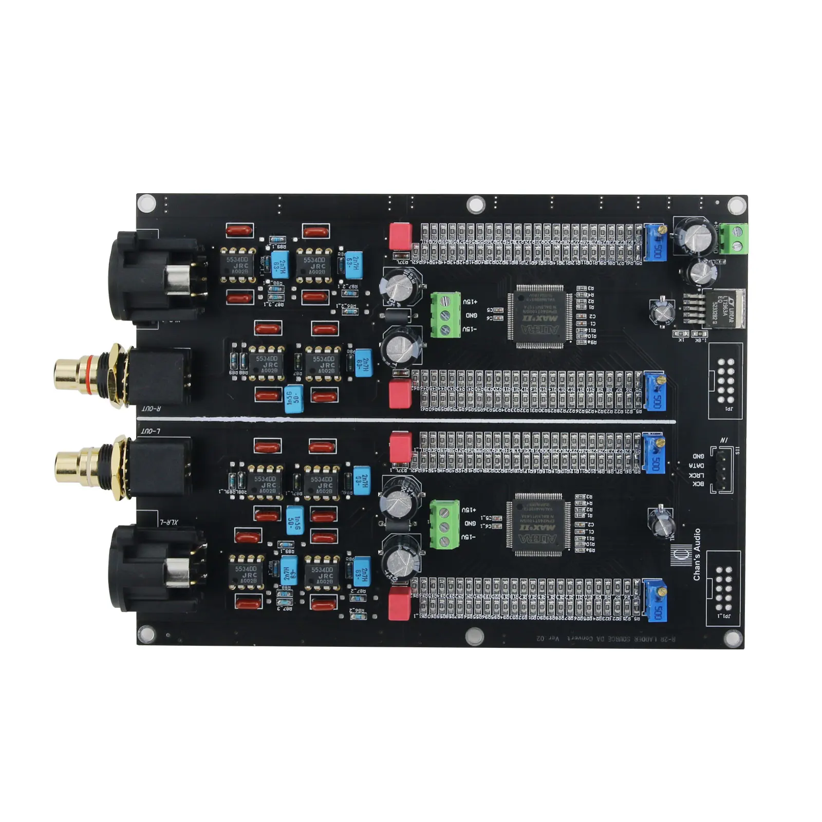 

XY-R2R-XLR-V2 Network Decoder Board DAC Board 24Bit 384Khz PCM NOS R2R High-Precision Resistance