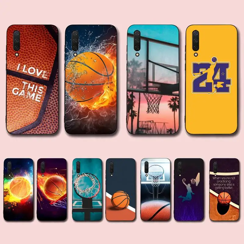 

Basketball Basket Number Phone Case for Xiaomi mi 5 6 8 9 10 lite pro SE Mix 2s 3 F1 Max2 3