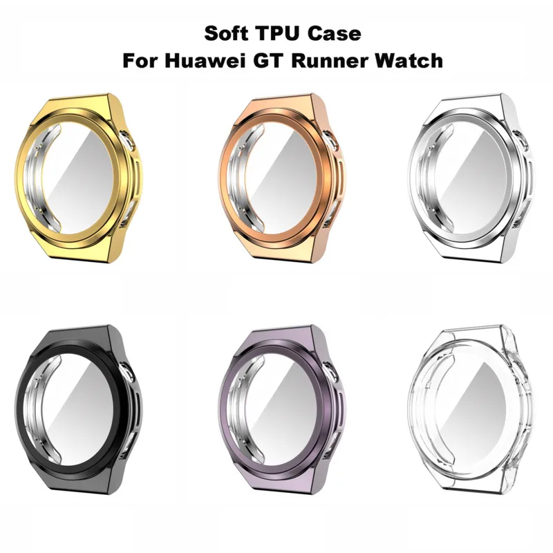 

Мягкий прочный Чехол из ТПУ для смарт-часов Huawei GT Runner, защитный чехол для полноразмерных часов GT Runner, защитный чехол