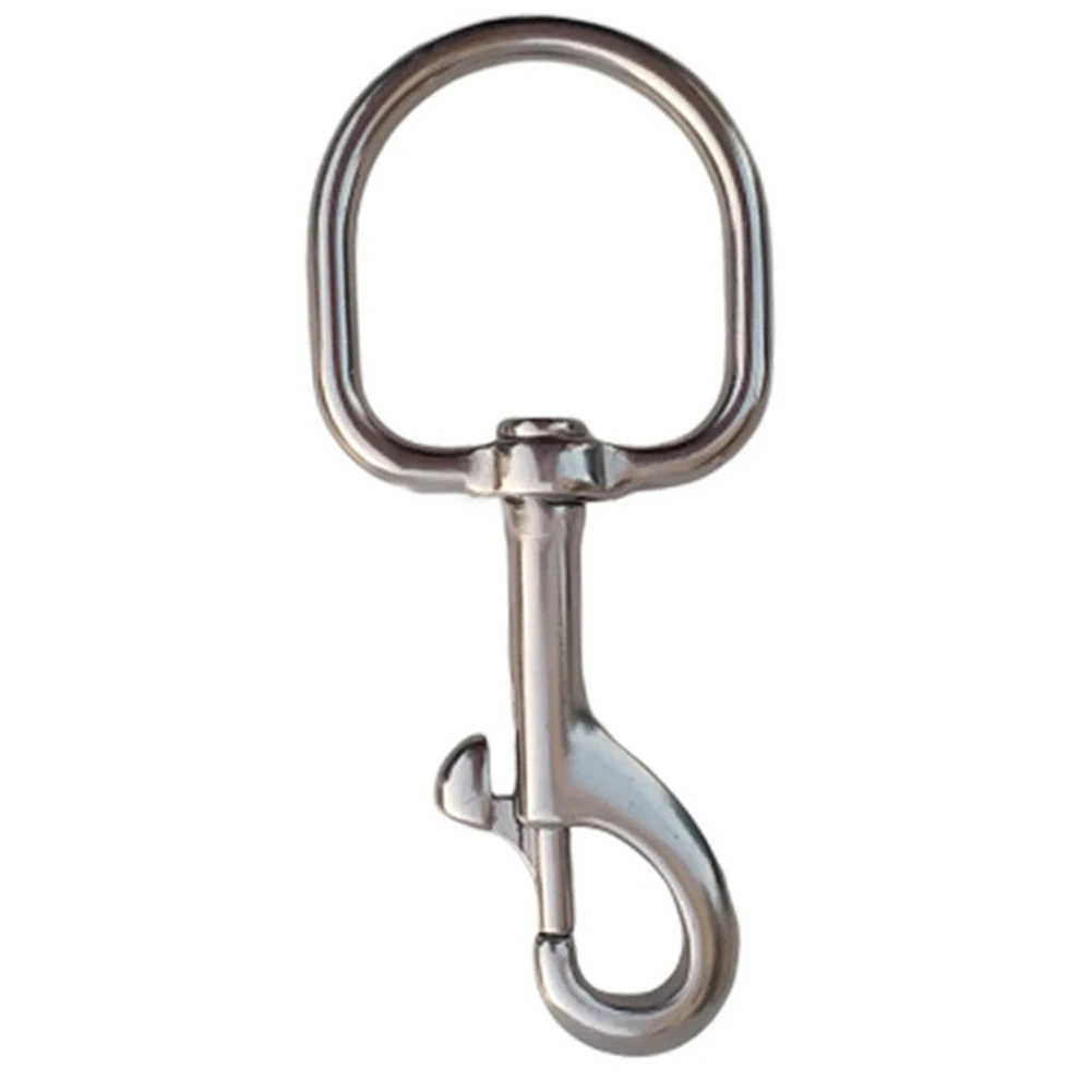 

Practical Useful Durable Hook Spring Stainless Steel Stainless Steel Color Swivel 316 Stainless Steel About 48g