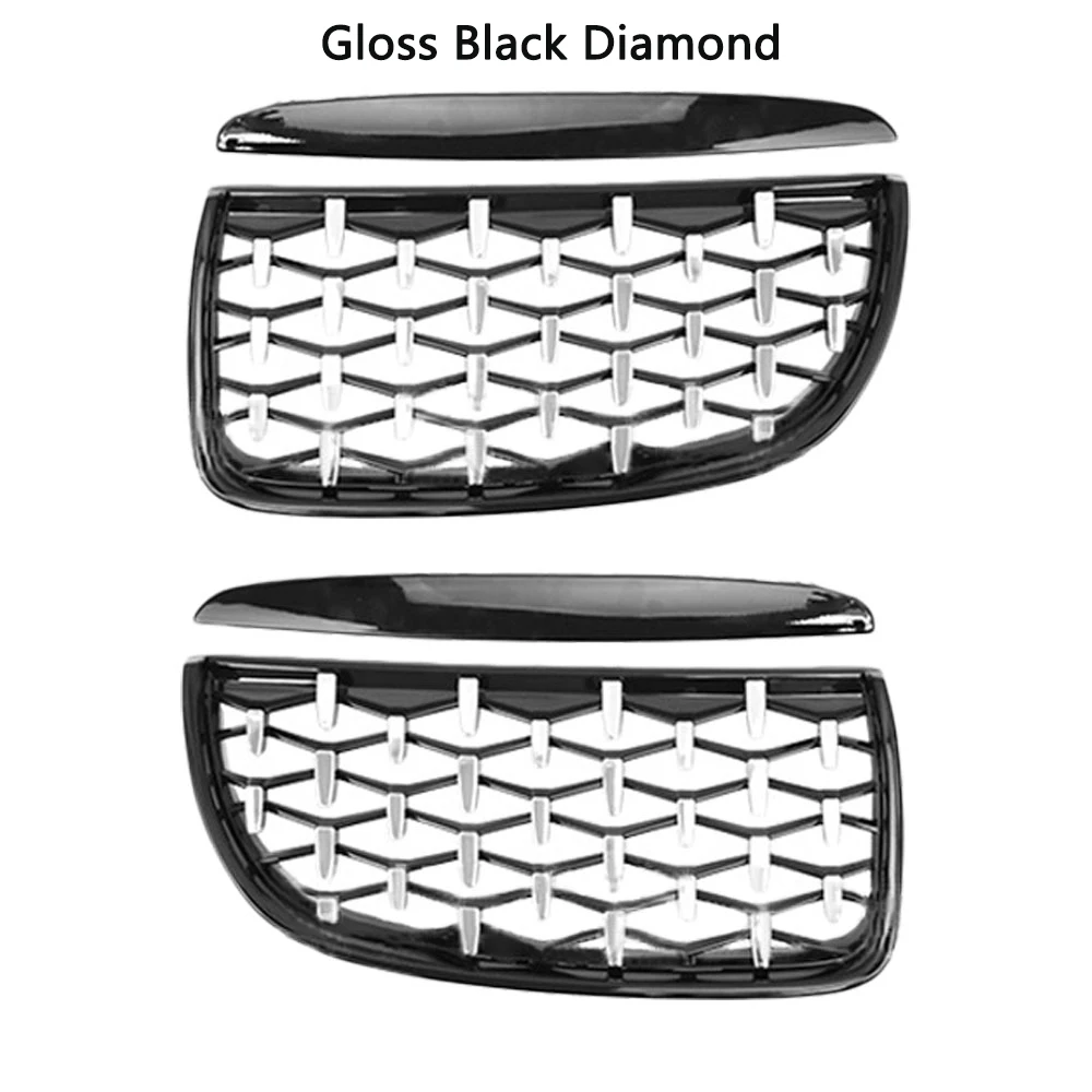 Передний бампер с решеткой почек, глянцевый черный левый и правый для BMW 3 серии E90 320i 325i 325xi 330i 323i 328i 328xi 335i 335xi 2005-2008 гг.