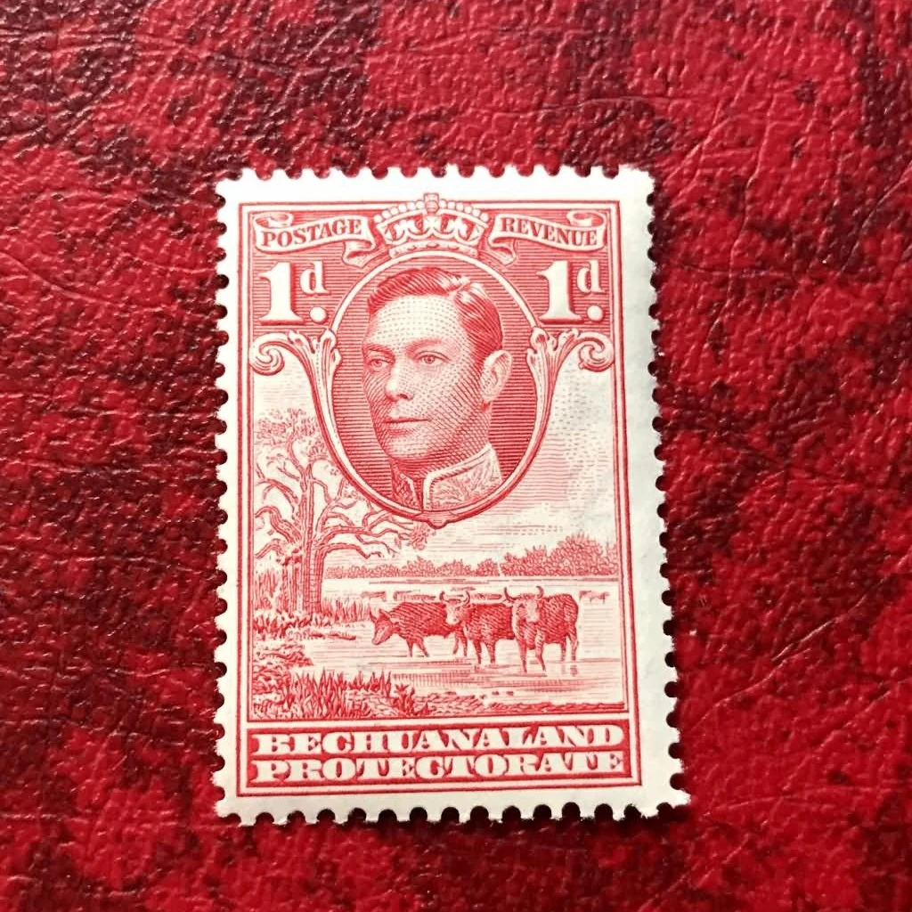 

1 шт./компл. новые почтовые штампы 1938 г. Джордж Ви 1p с гравировкой быка, почтовые штампы MNH