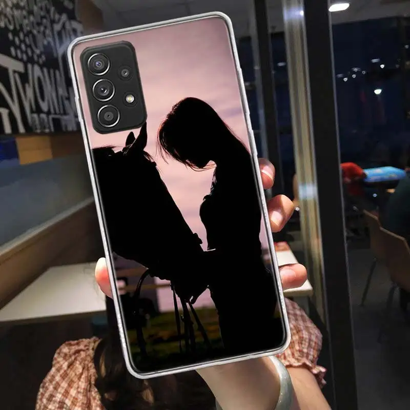Чехол для телефона Running Horse с животными Galaxy A12 A22 A32 A42 A52 A52S A72 Samsung A73 A53 A33 A23 A13 A9 A8 A7 A6