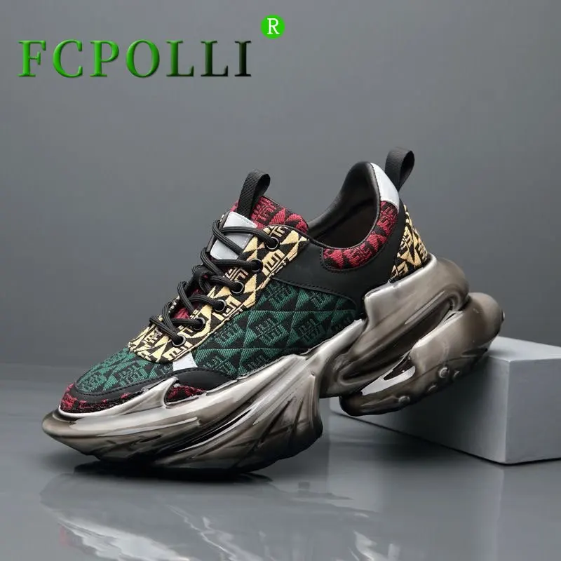 Autumn Running Shoes For Couples Thick Bottom Sports and Leisure Shoe Women Top Quality Walking Jogging Sneakers Men