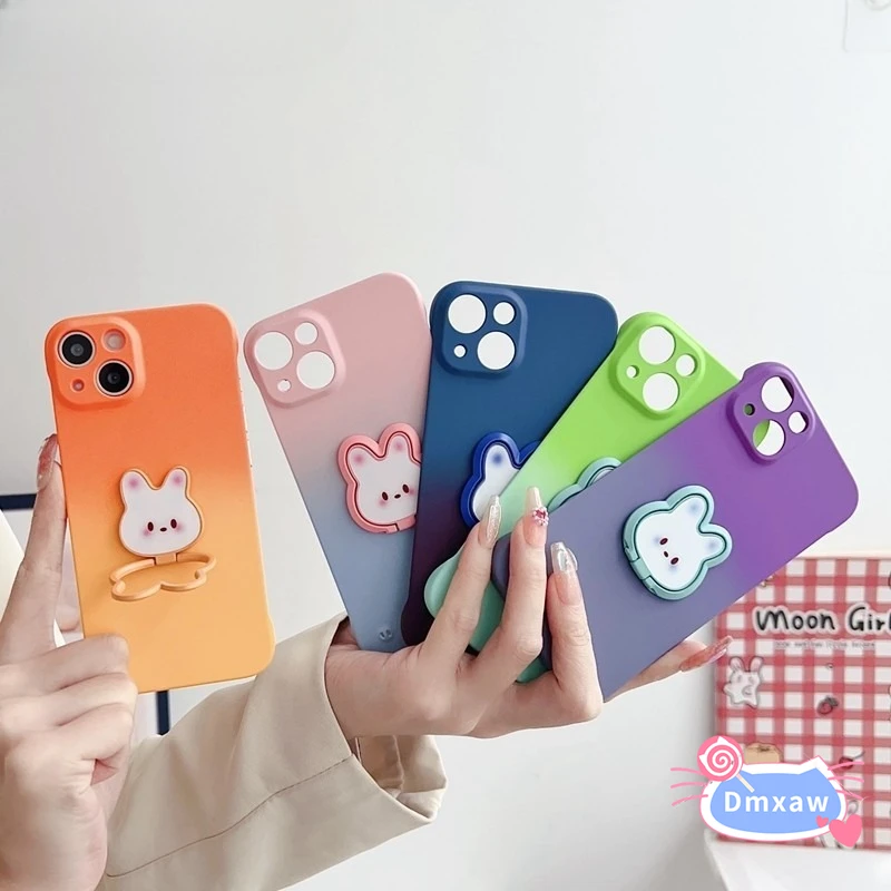 ДЛЯ Vivo V30 Pro Y36 Y78 5G V29 V27 V25 V27E V23 Y73S Жесткий PC безрамный градиентный чехол с кольцом