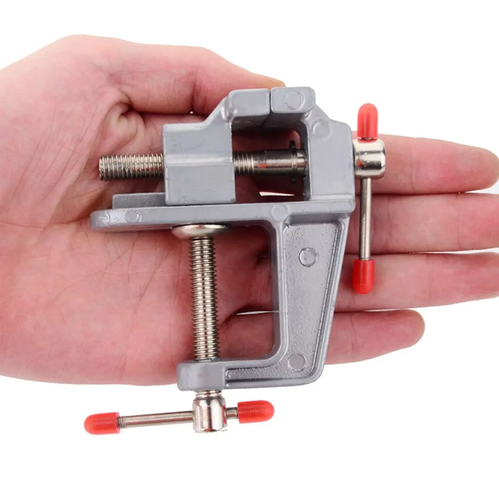 

NEW Aluminum Miniature Small Jewelers Hobby Clamp On Table Bench Vise Mini Tool Vice Muliti-Funcational Vise