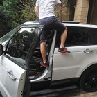 Дополнительная педаль, складная ступенчатая лестница для дверей автомобиля, на крышу автомобиля, для KIA Sorento JC XM UM