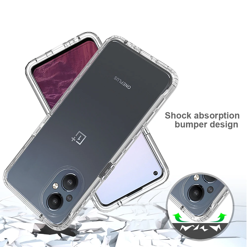 for oneplus nord n20 5g case one plus n200 5g n100 shockproof hybrid gradient color phone cover oneplus nord n10 5g 1 n20 5g free global shipping