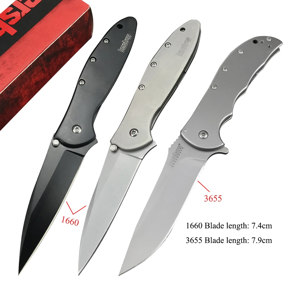 

Tactical Kershaw 1660/3655 Stainless Steel Utility Folding Knife Survival Camping Self Defense Outdoor Tool Pocket Fruit Knife