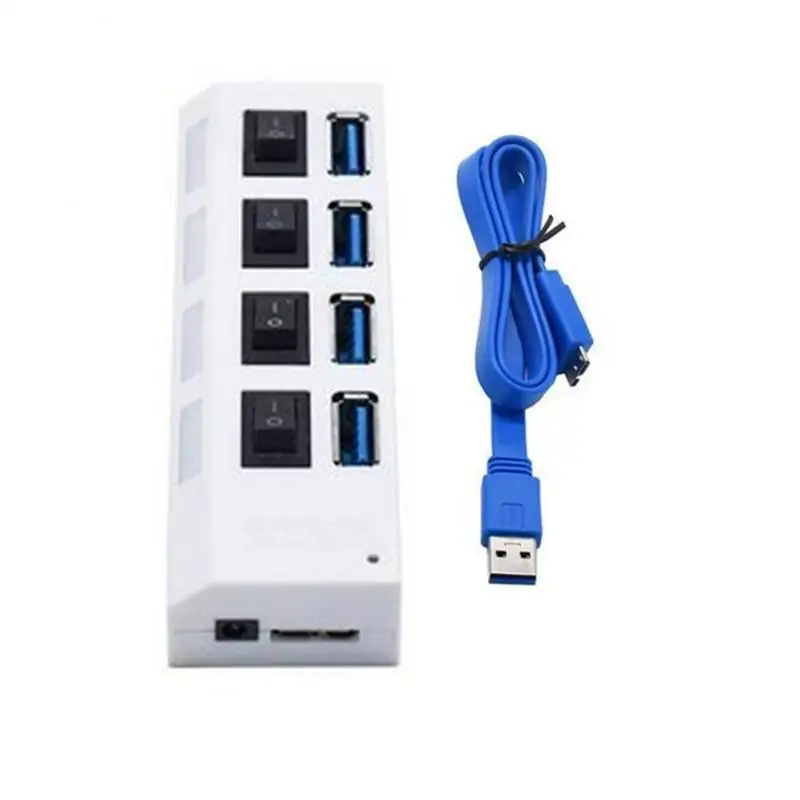 Удлинитель адаптера питания 5 Гбит/с высокоскоростной мульти-USB-разветвитель без