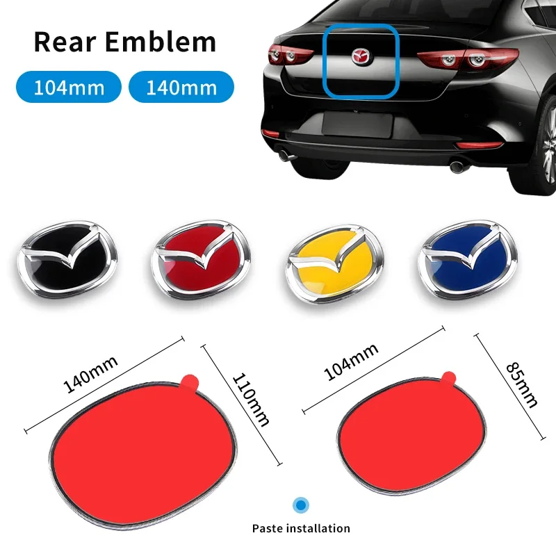 Автомобильная эмблема PMMA 104 мм 140 передней решетки радиатора с логотипом заднего