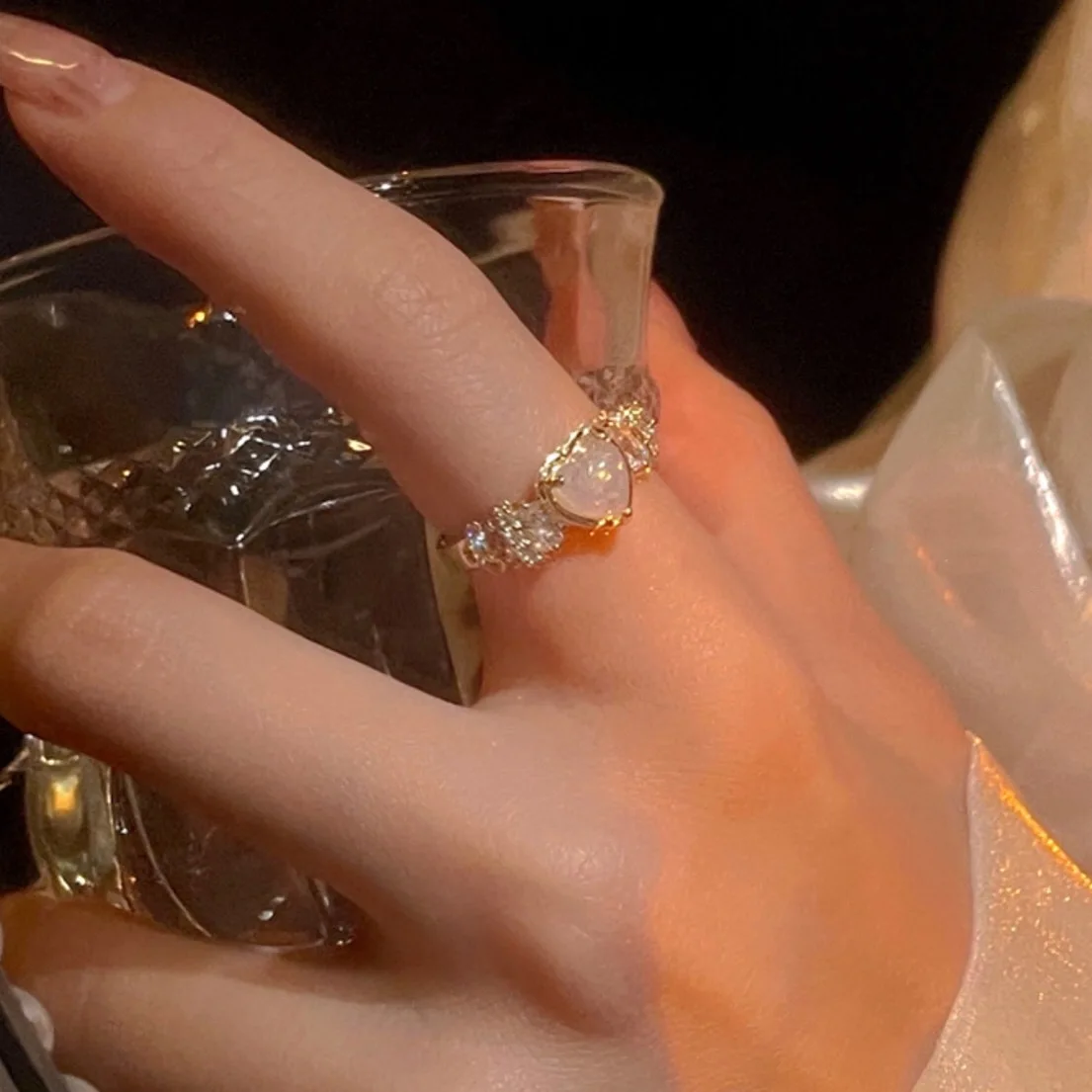 

Rings Y2k Accessories Fairy Grunge Anillos Jewelry Set Bague Aesthetic Gothic Chic Anel Wedding Steampunk Viking Pink 반지