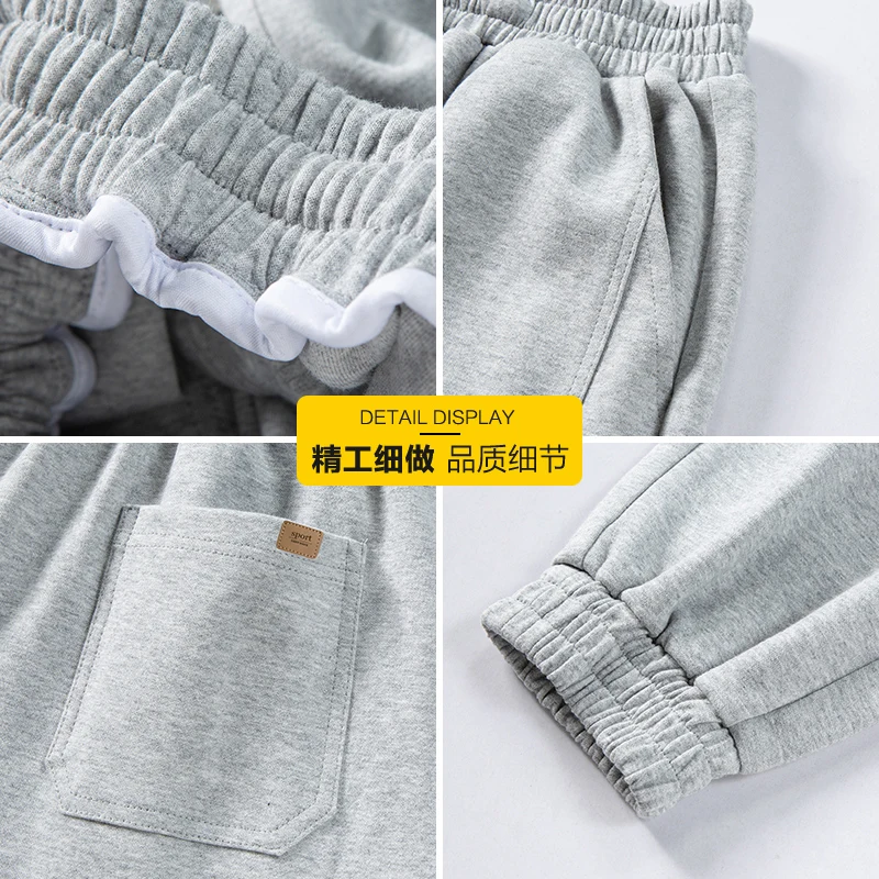 Men's Cotton Jogging Sports Pants Loose Casual Training Pants Sportswear Men's Straight Leg Sweatpants Gyms Trousers Autumn