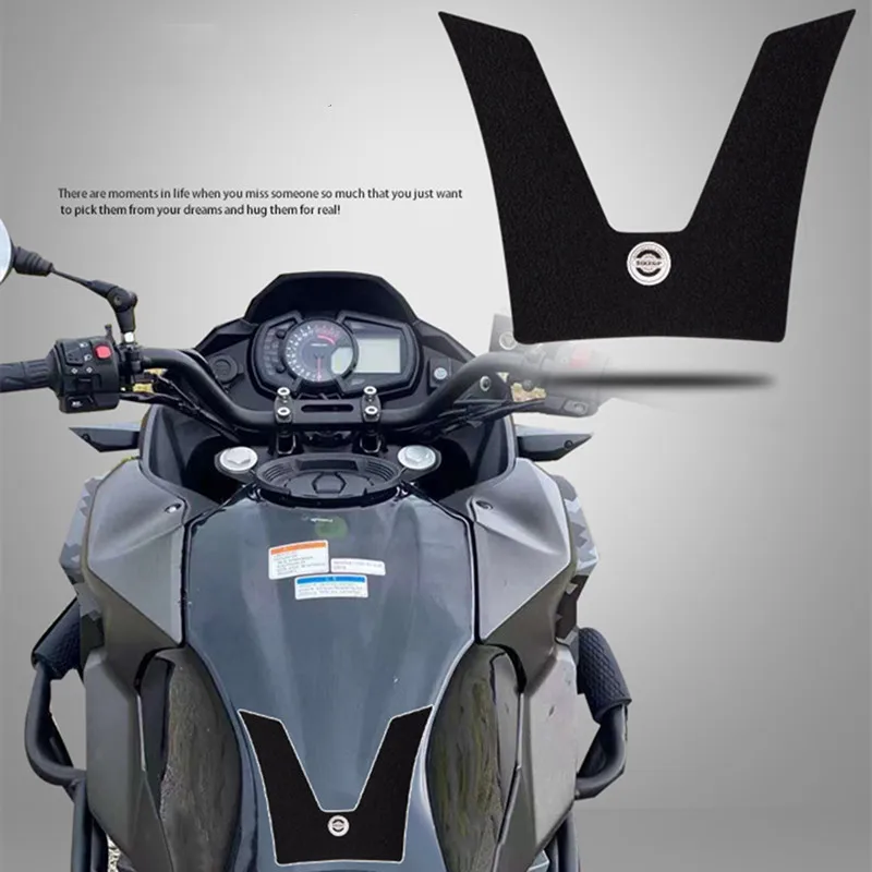 

BIKE GP Motorcycle Anti Slip Fuel Tank Pad Sticker For KAWASAKI Versys 300 Rubber Pad Protector Case Motorcycle Accessories