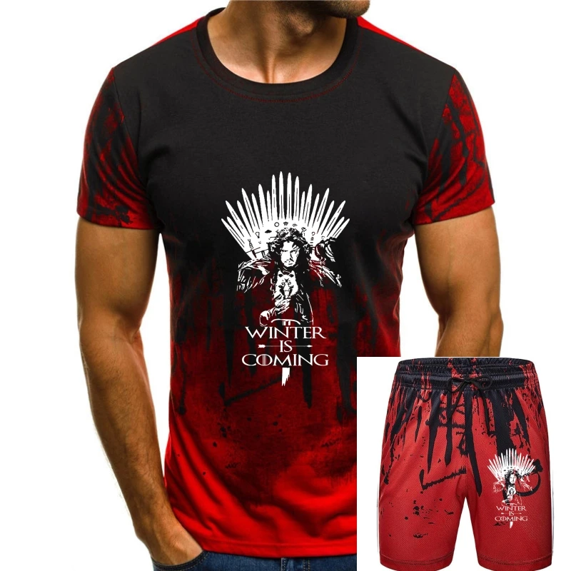 

Men T Shirt 2020 Summer Male O-Neck T Shirt Jon Snow Non Licensed Targaryen Design Shirts