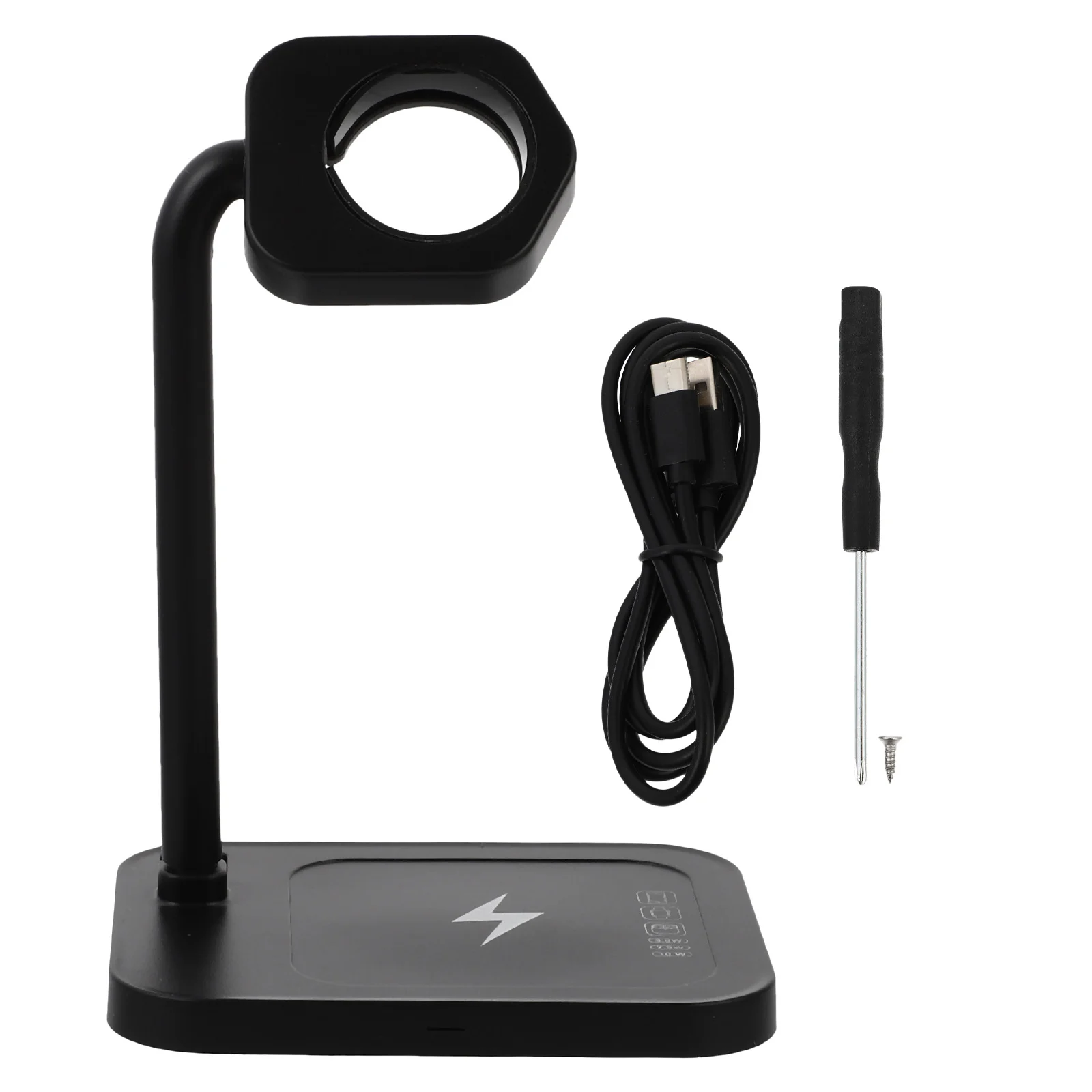 

2 in 1 Wireless Charging Station Wireless Charger for Watch Headset Phone
