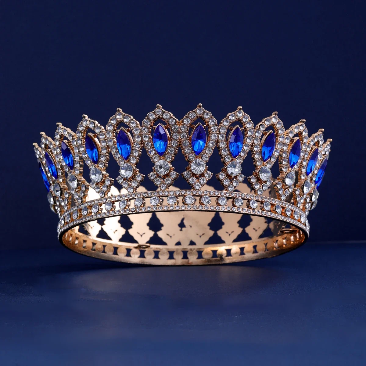 Европейская круглая винтажная свадебная тиара принцессы в стиле барокко корона