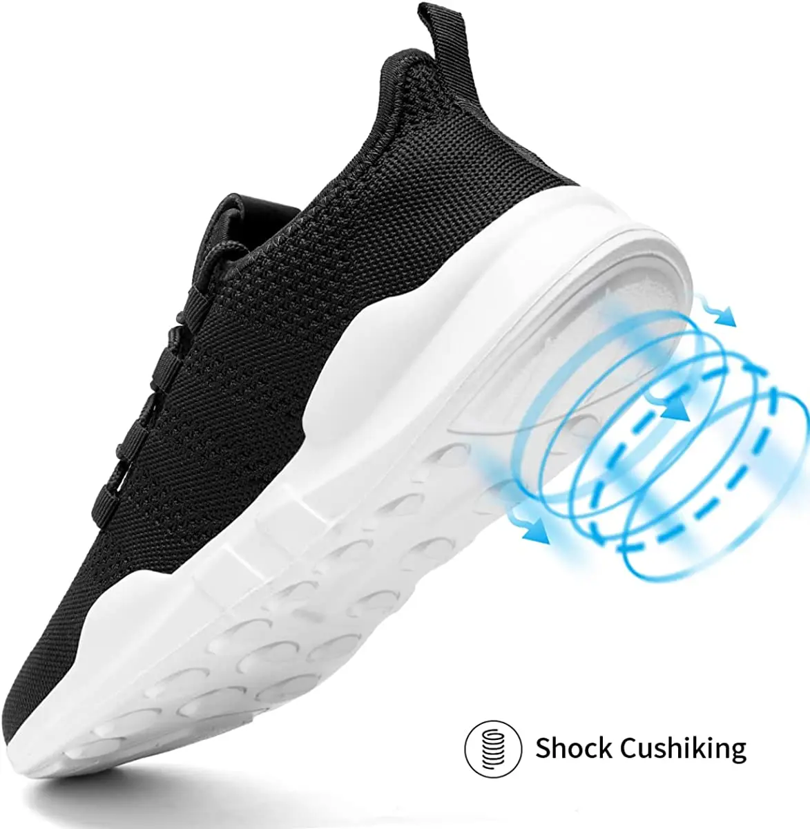 Damyuan Sport Running Men Shoes Air Mesh Breathable Men Sneakers Cushioning Casual Balck Shoes Lightweight Zapatillas De Deporte