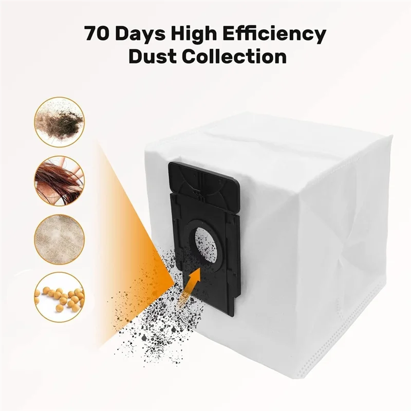Фото B51CNEW! 10 шт. сменных пакетов для пылесоса Verefa L11 Pro, аксессуары для подметальных машин, повышенная эффективность уборки №4