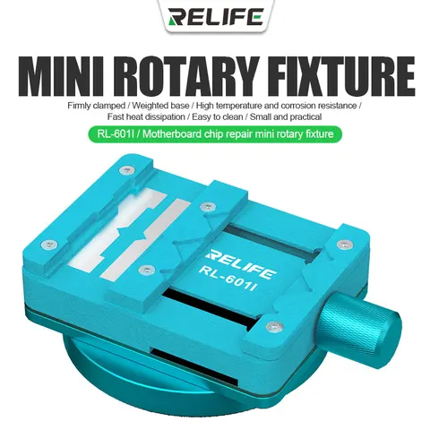 Мини-держатель для печатной платы RELIFE RL-601I 360 °, для технического обслуживания материнской платы, инструменты для удаления клея на ЦПУ