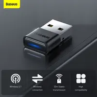 USB Bluetooth-адаптер Baseus 5.1 беспроводной приемник BT, адаптер передатчика для ПК, динамика, мыши, музыки, аудио адаптер