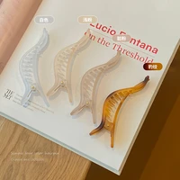 matte hairpin female temperament frosted grasping clip large duckbill clip translucent korean hair grasping ponytail clip