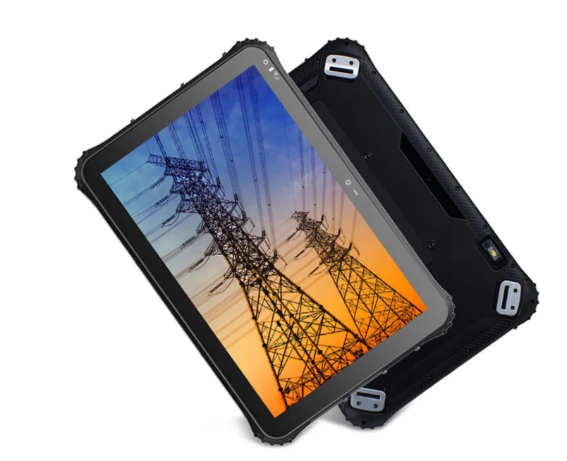 Промышленный планшет IP67 12 дюймов Android с клавиатурой 128 ГБ Φ RJ45 RS232 сканер