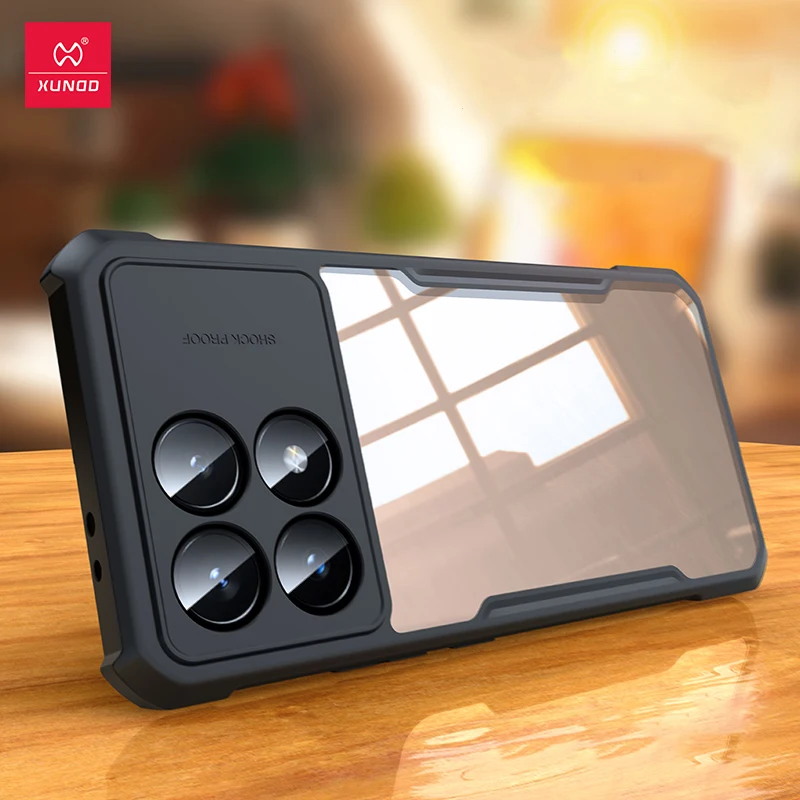 Xundd для POCO X6 Pro 5G Противоударная подушка безопасности Защита камеры из акрила и