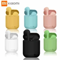 xiaomi i7s mini 2 tws wireless headphones bluetooth 5 0 earphone matte macaron earbuds handsfree with mic charging box headset