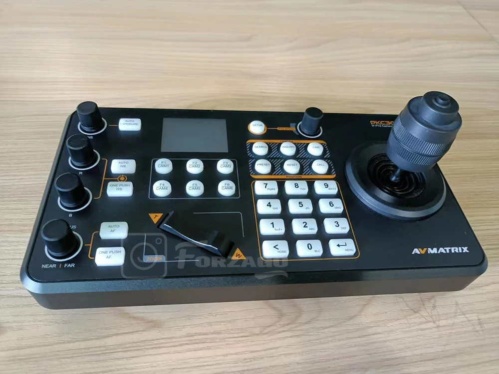 Профессиональный IP и последовательный джойстик AVMATRIX PKC3000 для PTZ-камеры
