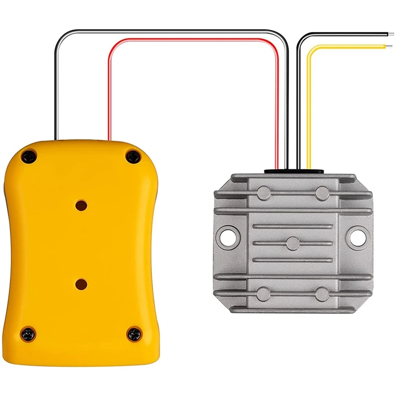 

Power Wheels Adapter & Step Down DC Voltage Converter for Dewalt 20V to 12V Battery Dock Power 36W Inverter, Connector