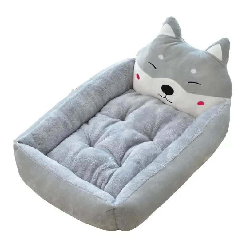 

2023 Rectangle Dog Bed Sleeping Bag Kennel Cat Puppy Sofa Bed Pet House Winter Warm Nest Soft Beds Portable for Pets Cats Basket