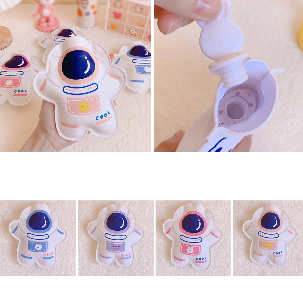 

Cute Cartoon Hand Warmer Mini Durable Hot Water Bag Astronaut Portable Hand Feet Hot Water Bottle Warming Products Winter Gift