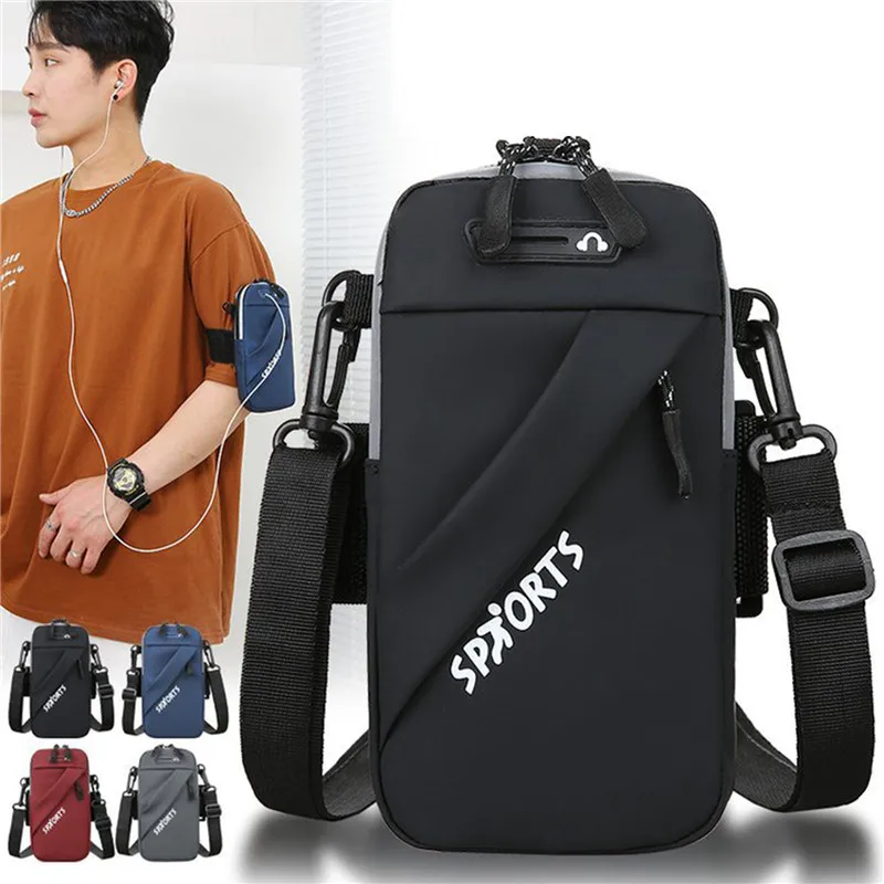 

2023 New Trend Outdoor Running Mobile Phone Arm Bag Unisex Fashion Waterproof Nylon Multifunctional Portable Wrist Bag