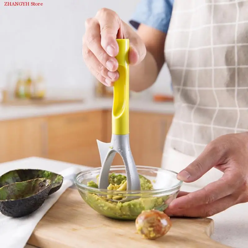 

Multipurpose Avocado Splitter Fruit Cutting Meat Slice Special Knife to Nuclear Triple Avocado Home Supplies Kitchen Tools